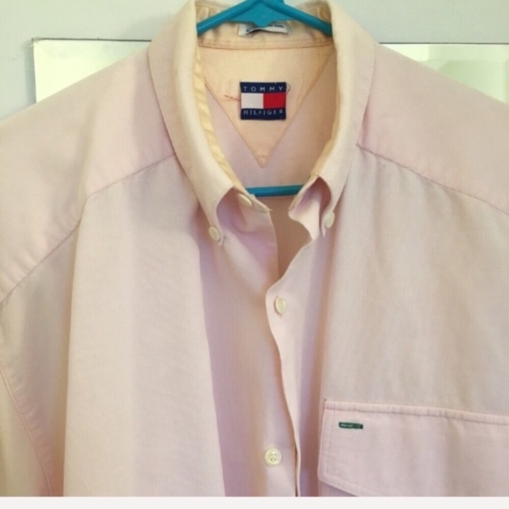 Vintage Tommy Hilfiger light pink thin corduroy - Picture 1 of 4
